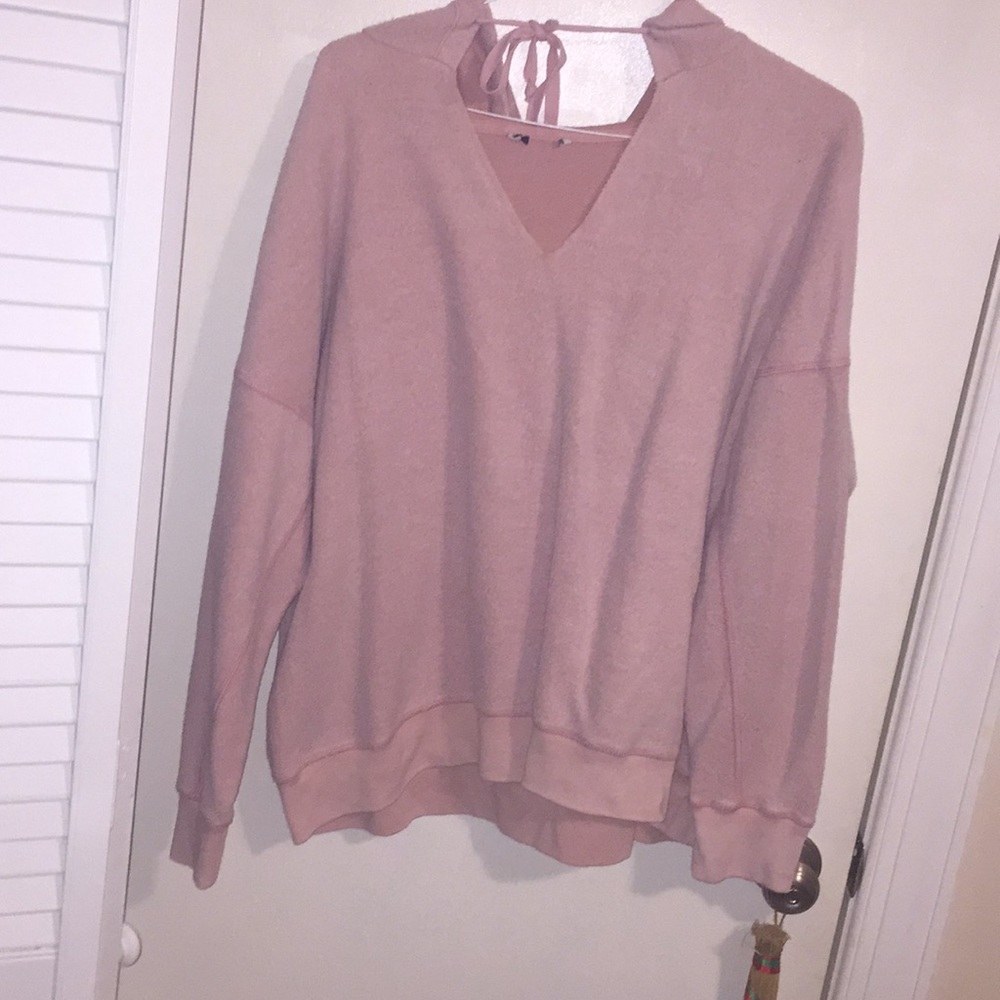 Pink American eagle hoodie